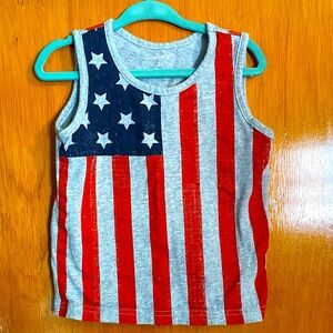 Carter's Red, White, and Blue Stars Tank Top - 2T